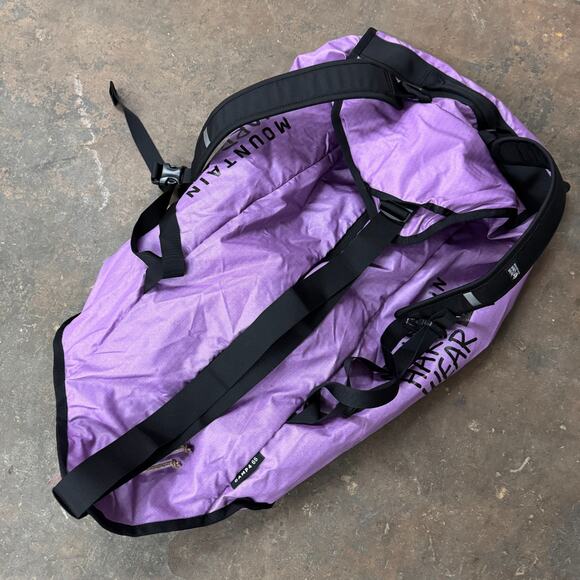 Mountain Hardwear Camp 4 Duffel Bag 65 Large Lilac Glow Backpack Strap Ripstop - Picture 1 of 8